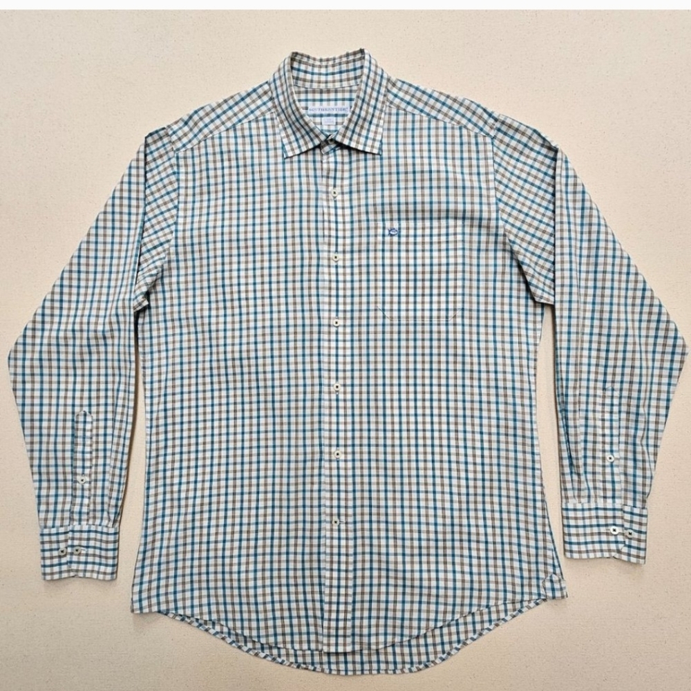 Men's Southern Tide Button Down Shirt Sz Large